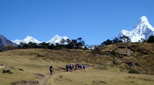 Hiking in Nepal Himalaya Nepal hiking photo